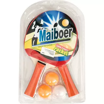 Набор для настольного тенниса (2 ракетки 3 шарика) E40011