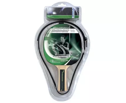 Набор для настольного тенниса Donic Waldner 400 (1 ракетка, 3 мячика Elite 1*, чехол) 788484