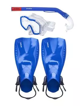 Набор для плавания Atemi р.28-31 24200 синий