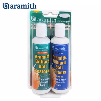 Набор для реставрации и чистки шаров Aramith Ball Restorer Cleaner 2х250мл 2шт.