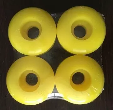 Набор колес для скейтборда Atemi 50х30мм 85А, AWS-17.05 полиуретановые, желтые