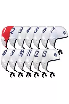 Набор шапочек для водного поло Mad Wave Waterpolo set 13 M0597 03 13 02W белый