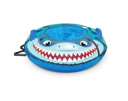 Надувная ватрушка (тюбинг) 85см Ника ТБ3К-85/А2 с акулой, с автокамерой