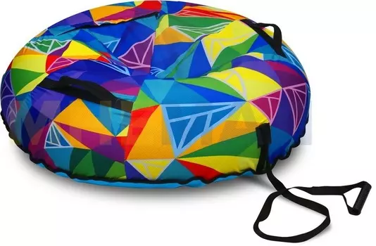 Надувная ватрушка (тюбинг) Ника 100см с кристалами с автокамерой ТБ5К-100/2