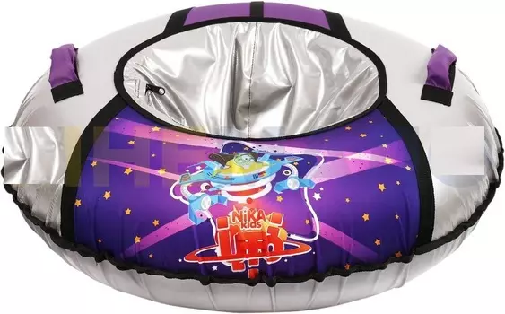 Надувная ватрушка (тюбинг) Ника 95см с пришельцами с автокамерой ТБ1КР-95/П