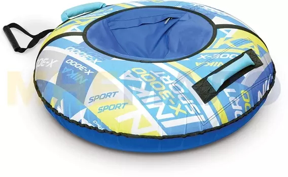Надувная ватрушка (тюбинг) Ника 95см, sport синий с автокамерой ТБ2К-95/С
