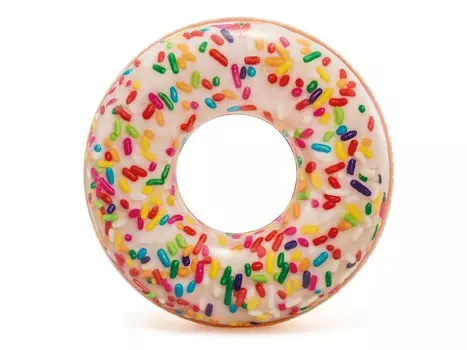 Надувной круг 99х25см Intex Пончик в глазури 56263