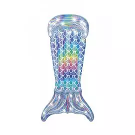 Надувной матрас для плавания Bestway 193х101см Радужный хвост русалки до 90кг 43413