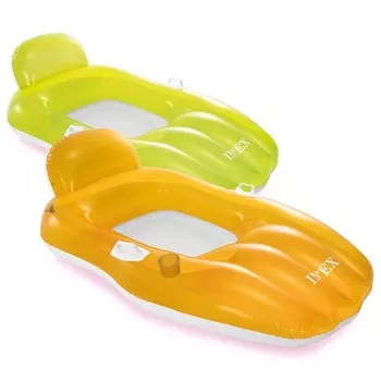 Надувной матрас-кресло для плавания 163х104см Intex с ручками 56805EU