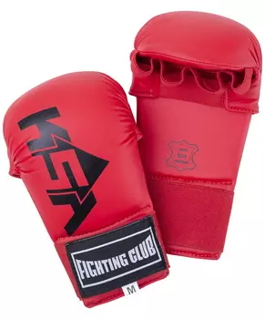 Накладки для карате KSA Slam Red, к/з, детский