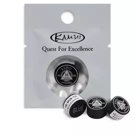 Наклейка для кия Kamui 09385 Pyramid Black ?13мм Medium 1шт.