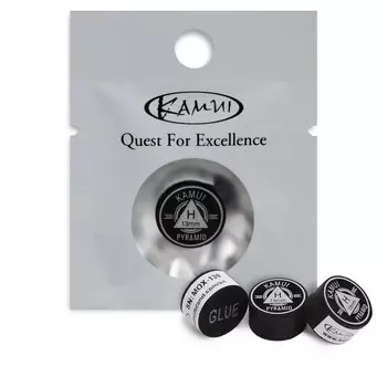 Наклейка для кия Kamui 09386 Pyramid Black ?13мм Soft 1шт.