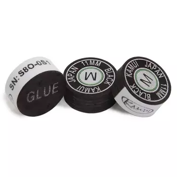 Наклейка для кия Kamui Snooker Black d11мм Medium 1шт 05329