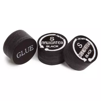 Наклейка для кия Navigator Black ?14мм Soft 1шт.