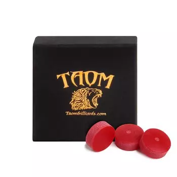 Наклейка для кия Taom 2.0 Break Jump Red ?14мм в индивидуальной упаковке 1шт.