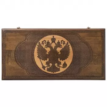 Нарды резные Герб РФ 60 Zakarayn