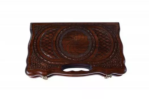 Нарды резные Haleyan Бесконечность с ручкой 30 kh001-3