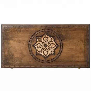 Нарды резные Mirzoyan Золотой Узор 2