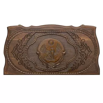 Нарды резные Rasulov Герб Дагестана MR011