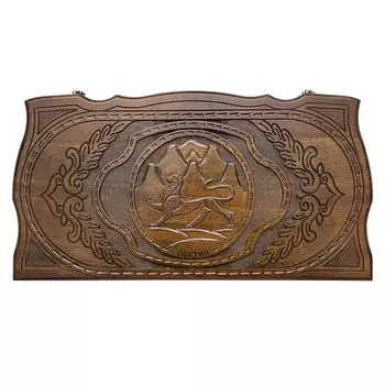 Нарды резные Rasulov Герб Осетии MR015