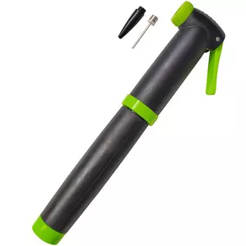 Насос ручной 25 см Sportex B35347 (черно-зеленый) (65-022)