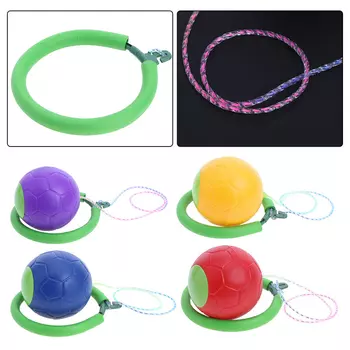 Нейроскакалка мягкая с мячом Sportex E33501 цвета Mix