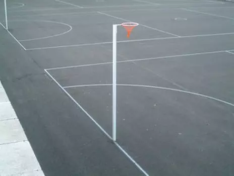 Нетбольная стойка уличная стационарная (в стакане) Hercules 2620