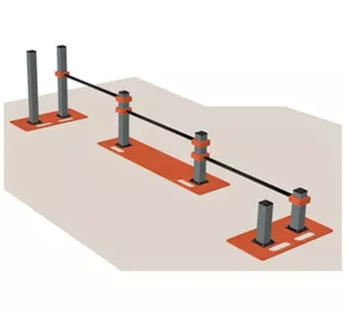 Нижний каскад турников мобильный Hercules W-1.6.