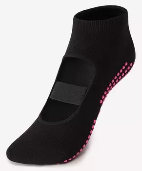 Носки для йоги Star Fit SW-220 черный, 1 пара