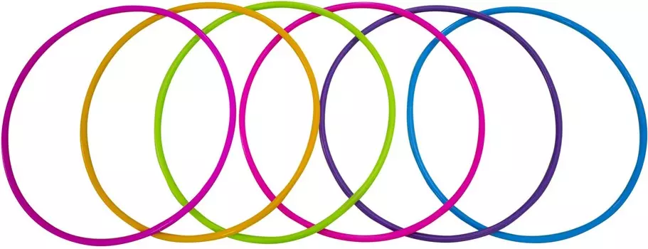 Обруч пластиковый d89 см Absolute Champion красный