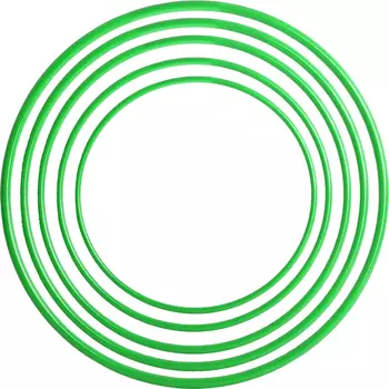 Обруч пластмассовый d90см зеленый