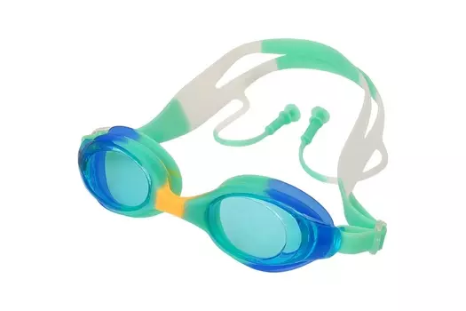 Очки для плавания детские Sportex FINS3 E43184-6 мятно-синий