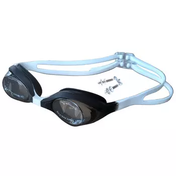 Очки для плавания Sportex детские R18165 JR (черно-белые)