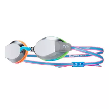 Очки для плавания TYR Blackops 140 EV Nano Racing LGBKOPMJ-390, зеркальные линзы, FINA Approved