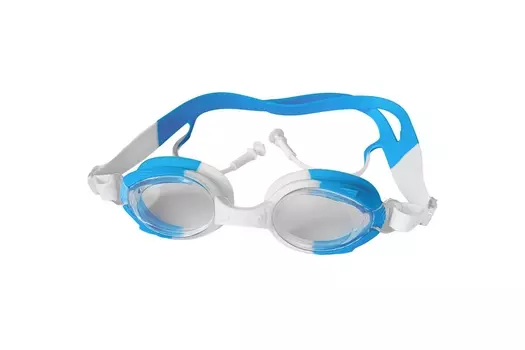 Очки для плавания юниорские Sportex E43187-2 бело-голубой