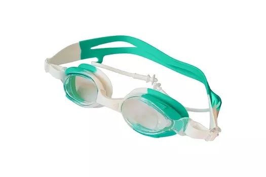 Очки для плавания юниорские Sportex E43187-4 зелено-белый