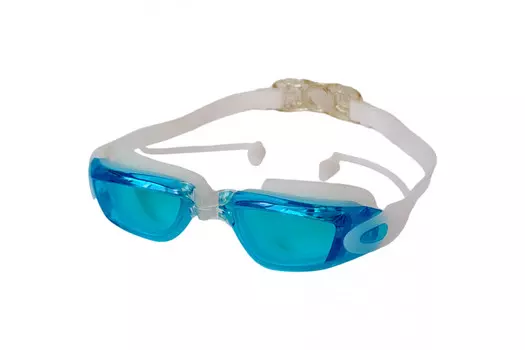 Очки для плавания взрослые Sportex BARRACUDA E33143 голубые