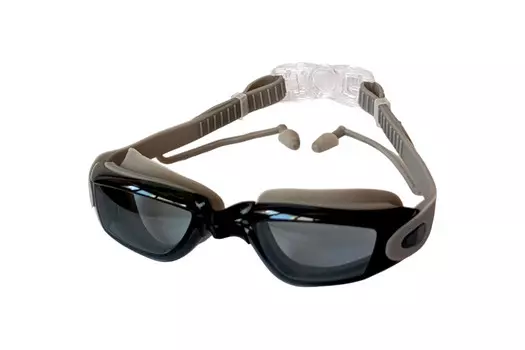 Очки для плавания взрослые Sportex BARRACUDA E33143 серые