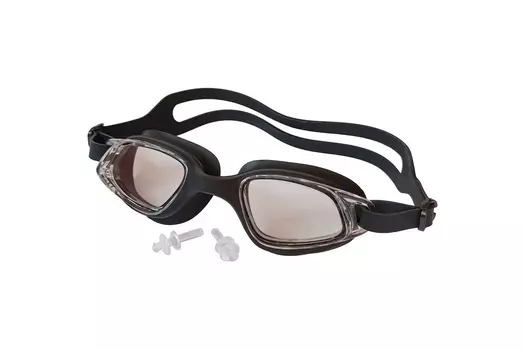 Очки для плавания взрослые Sportex E43180-1 черный
