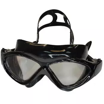 Очки маска для плавания взрослая (черные) Sportex E36873-8