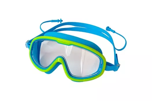 Очки полумаска для плавания юниорская Sportex E43188-3 зеленый