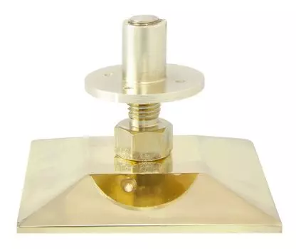 Опора регулируемая / пирамида латунь D14 см, квадрат Weekend 71.001.01.1