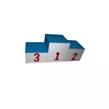 Пьедестал разборный на 3 места, на металлическом каркасе Ellada УТ0080