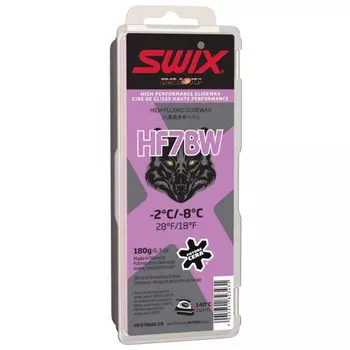 Парафин высокофтористый Swix HF07BWX-18 HF7BWX Black (-2°С -8°С) 180 г