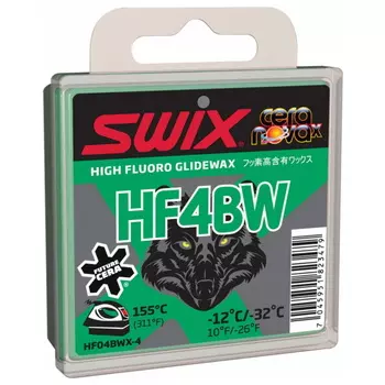Парафин высокофтористый Swix HF4BWX Black (-12°С -32°С) 40 г.