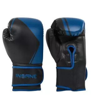 Перчатки боксерские 16 oz, ПУ Insane MONTU синий