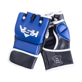 Перчатки для MMA KSA Wasp Blue, к/з