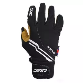 Перчатки лыжные KV+ Focus 9G07.10 черный\желтый