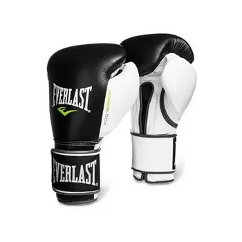 Перчатки тренировочные Everlast Powerlock 18oz 2200857 черный\белый\зеленый