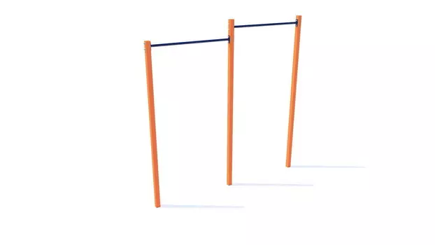 Перекладина атлетическая двух уровневая для дворовой площадки Hercules СК 214.02